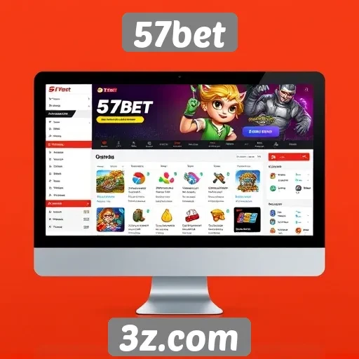 Interface do usuário do 57bet é intuitiva e moderna